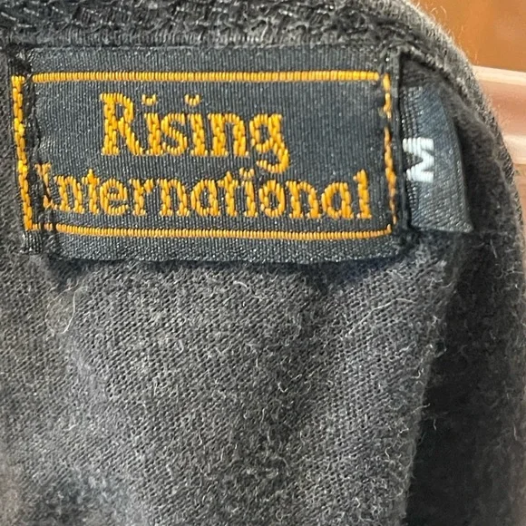 Rising International Boho Patchwork Long Sleeve Top Cotton Nepal M Distressed - Picture 7 of 10